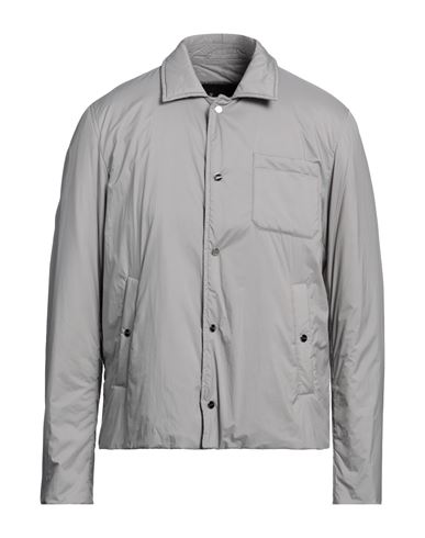 Herno Man Jacket Light Grey Size 42 Polyamide, Polyurethane Coated