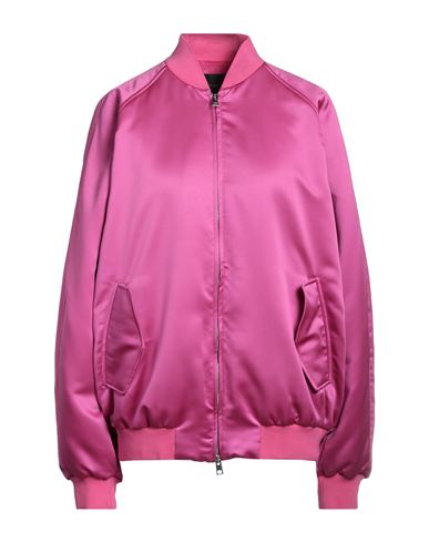 Shop The Andamane Woman Jacket Fuchsia Size 2 Polyester In Pink