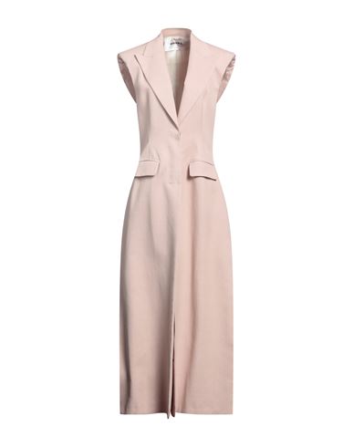 Ombra Woman Overcoat & Trench Coat Blush Size 0 Cotton, Linen In Pink