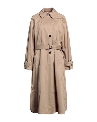 Woolrich Woman Overcoat & Trench Coat Sand Size S Cotton, Elastane In Beige