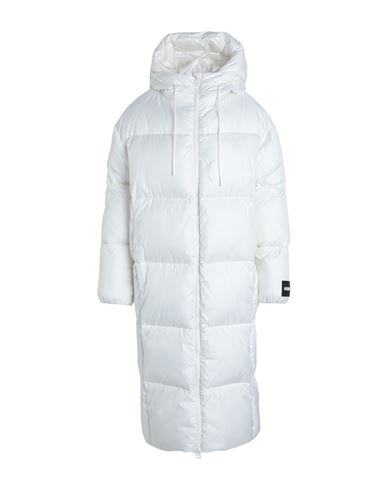 Hugo Woman Down Jacket White Size L Recycled Polyester