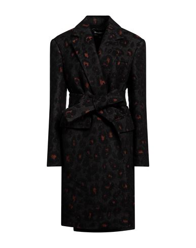 Bcbgmaxazria Woman Coat Black Size 4 Virgin Wool, Polyamide