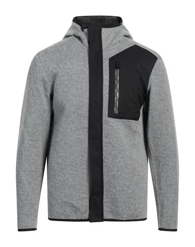 Momo Design Man Coat Grey Size L Polyester, Viscose, Wool, Acrylic, Synthetic Fibers