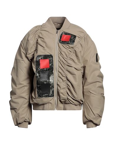 A-cold-wall* Man Jacket Beige Size L Cotton, Polyamide