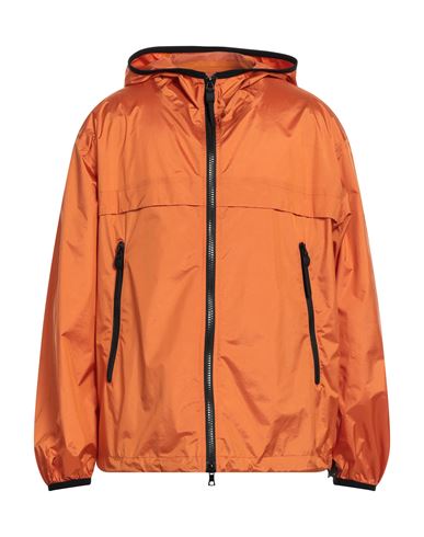 Peuterey Man Jacket Orange Size M Polyamide