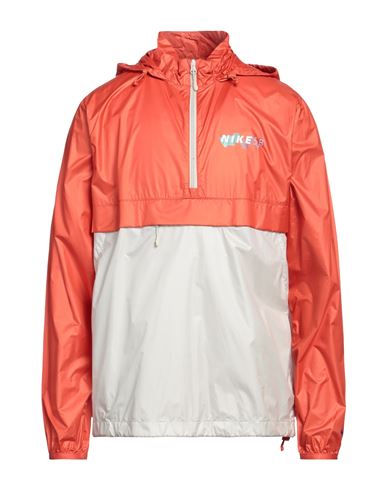 Nike Sb Collection Man Jacket Orange Size Xl Polyester