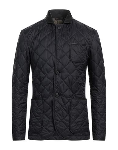 Dunhill Man Jacket Black Size S Polyamide, Lambskin