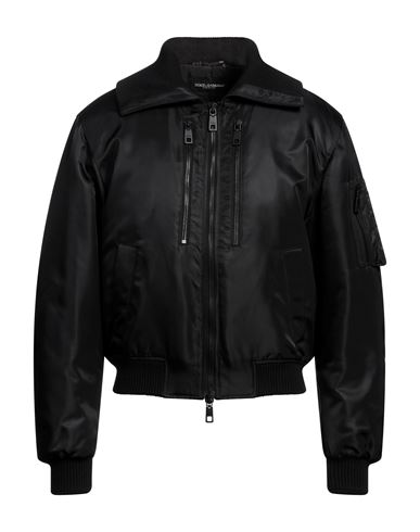 Dolce & Gabbana Man Jacket Black Size 40 Virgin Wool, Polyacrylic, Cashmere, Acetate, Elastane