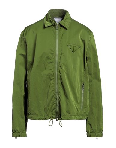 Bottega Veneta Man Jacket Green Size L Polyamide