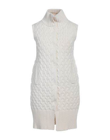 Herno Woman Puffer Ivory Size 6 Wool, Polyamide, Polyurethane In White