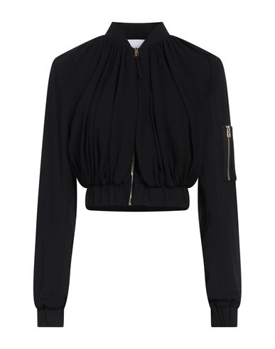Az Factory Woman Jacket Black Size 4 Viscose, Elastane