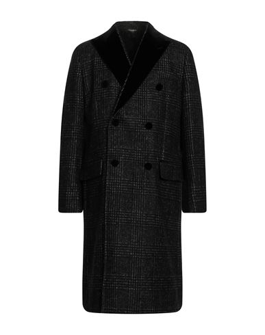 Dolce & Gabbana Man Coat Black Size 40 Wool, Alpaca Wool, Cotton, Polyamide