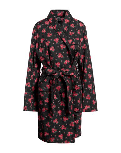 Dolce & Gabbana Woman Overcoat & Trench Coat Black Size 16 Cotton