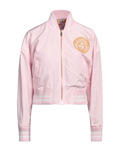 Versace Woman Jacket Pink Size 6 Polyester