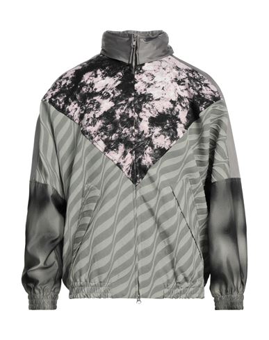 Song For The Mute Graphic-print Hooded Jacket In Grey