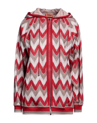 Missoni Woman Sweatshirt Red Size L Viscose, Cupro, Polyester