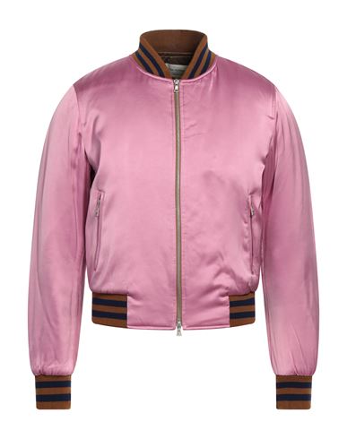 Dries Van Noten Man Jacket Fuchsia Size L Viscose In Pink