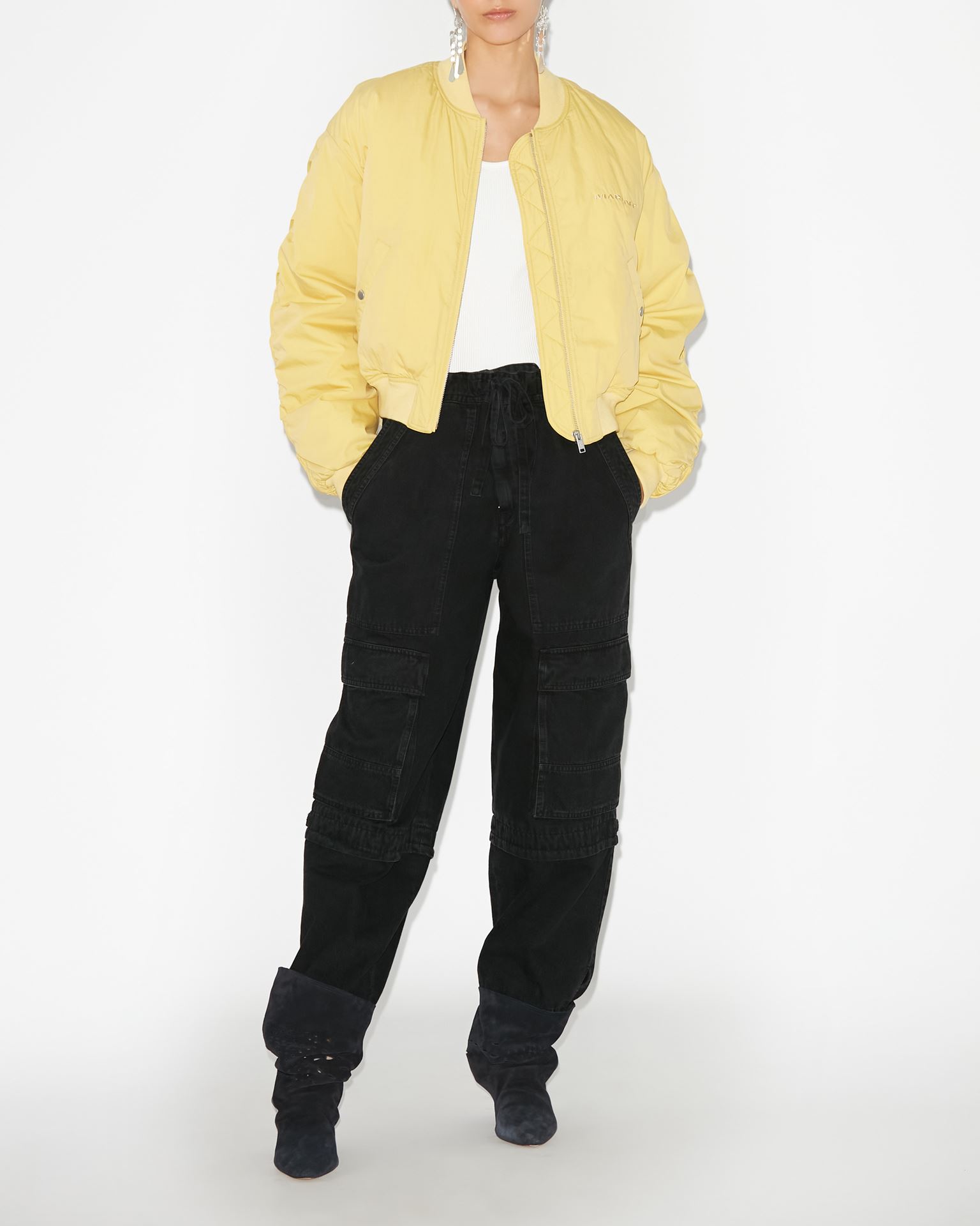 Isabel Marant Marant Étoile, Bessime Bomber Jacket - Women - Yellow