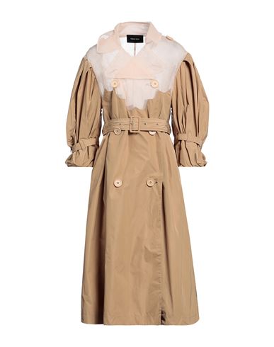 Simone Rocha Woman Overcoat & Trench Coat Camel Size 4 Polyester, Polyamide, Nylon In Sand