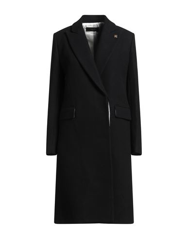 Amiri Woman Coat Black Size M Wool, Nylon