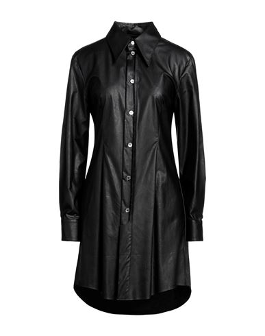 Mm6 Maison Margiela Woman Mini Dress Black Size 6 Viscose