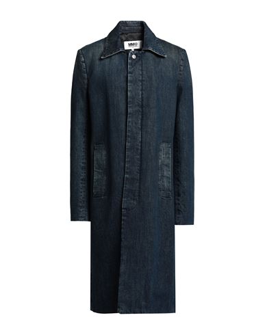 Mm6 Maison Margiela Woman Denim Outerwear Blue Size 12 Cotton