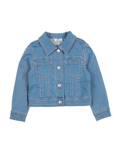 Shop Chiara Ferragni Toddler Girl Jacket Blue Size 3 Cotton, Elastane