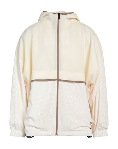 Ea7 Man Jacket Cream Size Xl Polyester, Polyamide, Elastane In White