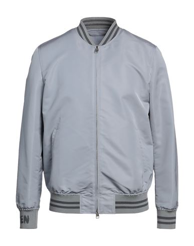 Shop Alexander Mcqueen Man Jacket Grey Size 40 Polyester, Silk, Polyamide, Elastane