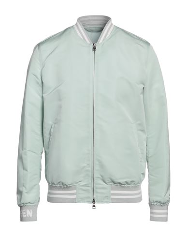 Alexander Mcqueen Man Jacket Light Green Size 40 Polyester, Silk, Polyamide, Elastane