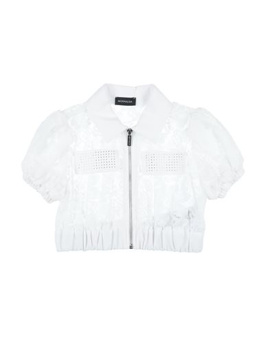 Monnalisa Toddler Girl Blazer White Size 7 Polyamide, Cotton, Viscose In White