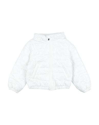 Shop Monnalisa Toddler Girl Jacket White Size 6 Polyester