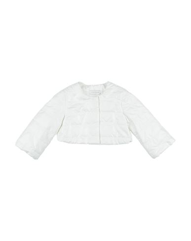 Shop Monnalisa Toddler Girl Jacket Off White Size 7 Polyester, Polypropylene