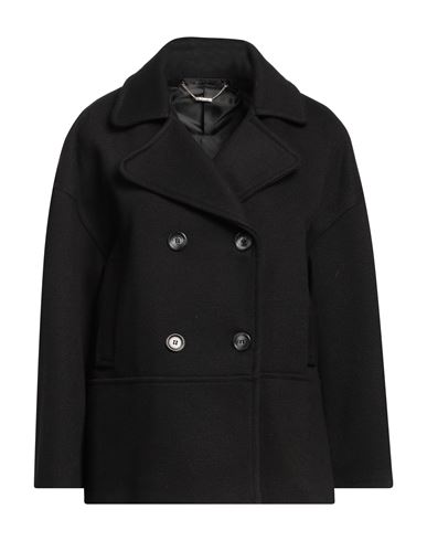 Rebel Queen Woman Coat Black Size 8 Polyester, Wool