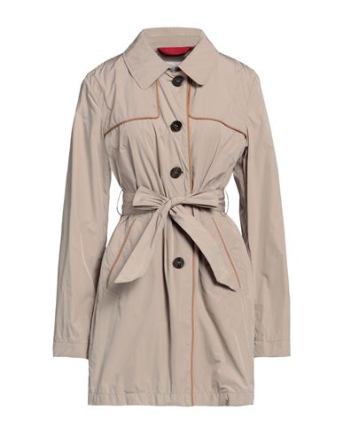 Peuterey Woman Overcoat & Trench Coat Sand Size 10 Polyester, Polyamide In Beige