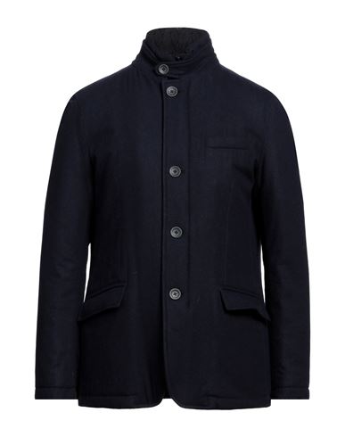 Herno Man Jacket Midnight Blue Size 40 Wool, Polyamide