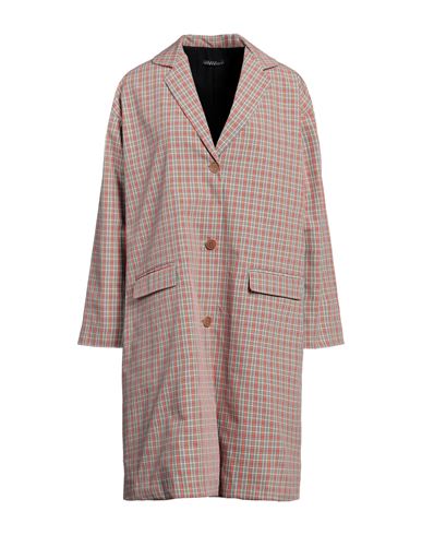 Laura Urbinati Woman Overcoat & Trench Coat Orange Size 6 Polyester, Cotton