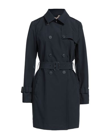 Shop Dekker Woman Overcoat & Trench Coat Midnight Blue Size 12 Polyester