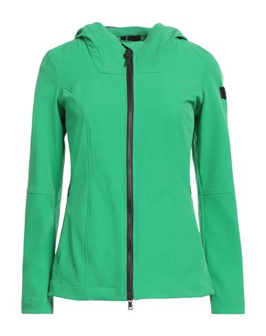 Peuterey Woman Jacket Green Size 8 Polyamide, Polyester, Elastane