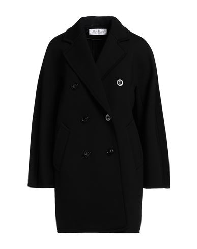 Max Mara Woman Overcoat Black Size 0 Virgin Wool