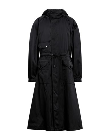 Alexander Mcqueen Man Overcoat Black Size 40 Polyester