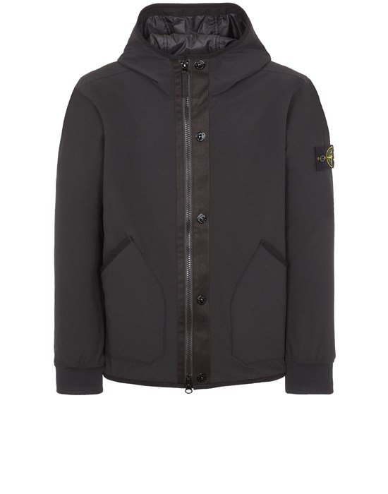 Jacket Man 41027 SOFT SHELL-R_e.dye® TECHNOLOGY IN RECYCLED POLYESTER WITH PRIMALOFT® P.U.R.E™ INSULATION Front STONE ISLAND