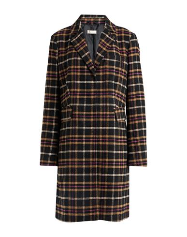 Shop Liu •jo Woman Coat Black Size 10 Polyester, Acrylic, Wool