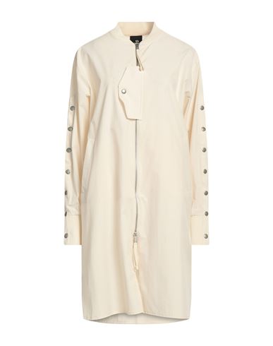 Thom Krom Woman Overcoat & Trench Coat Ivory Size S Nylon, Elastane In White