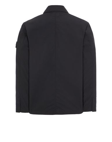 Parka uomo Stone Island in micro twill Nero