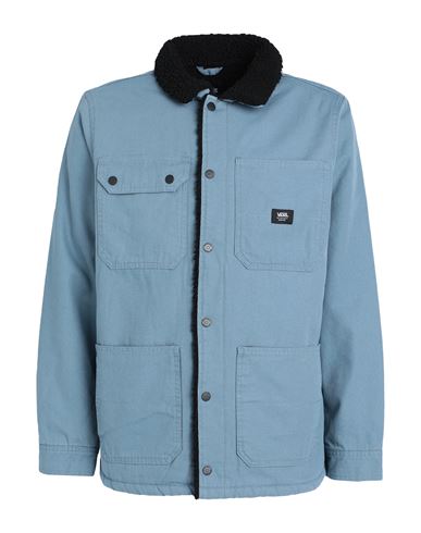Shop Vans Drill Chore Coat Sherpa Ii Man Jacket Pastel Blue Size Xl Cotton