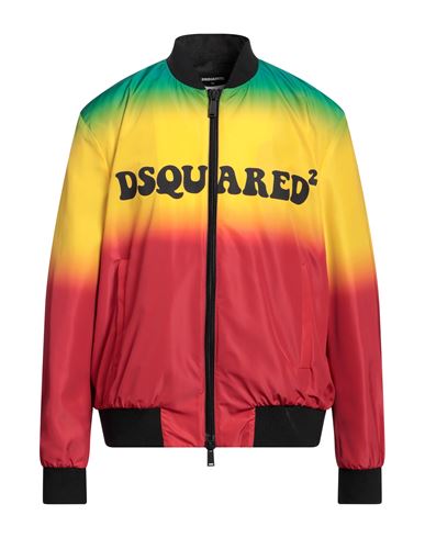 Dsquared2 Man Jacket Yellow Size 42 Polyester
