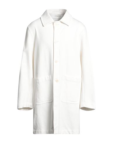 Dries Van Noten Man Overcoat White Size L Cotton