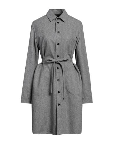 Jil Sander+ Woman Overcoat & Trench Coat Grey Size 6 Wool, Polyamide