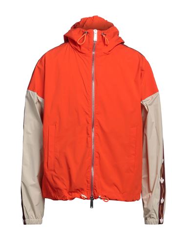 Dsquared2 Man Jacket Orange Size 44 Cotton, Elastane, Polyester